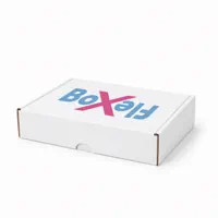 Caja troquelada con muesca de apertura