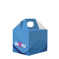 Caja decorativa con asa