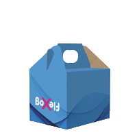 Caja decorativa con asa