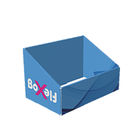 Caja bandeja inclinada